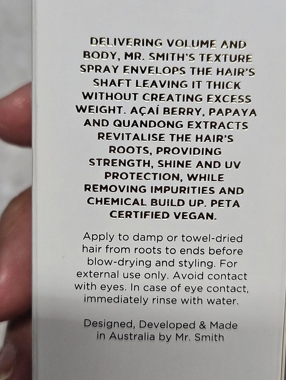 Mr. Smith Texture Spray 5.1 Oz. New